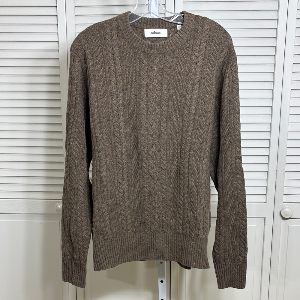 Buck Mason Brown Crewneck Sweater